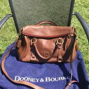 DOONEY AND BOURKE FLORENTINE SATCHEL bag Large